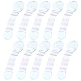 Sasairy ベビーガード 10個セット 子供開けにくい 引き出しロック いたずら防止 はがせる 地震対策 ドアロック 調節可能 ストッパー 指はさみ防止 冷蔵庫 戸棚 子供守り