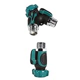 Perfk 庭園　農業用　ガーデンホースアダプタ　バルブ　3/4インチネジ　パイプコネクタ　NPT 　2個