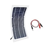 XINPUGUANG 18V 10W 新しい透明 ソーラー充電器 単結晶電池 ポータブル 超薄 防水 防塵 シリコン ソーラーパネル 12V バッテリー 高効率 屋外活動 照明の使用 太陽光発電 (1