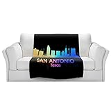 ブランケットウルトラソフトFuzzy 4サイズ！DIANOCHEデザインからby Angelina Vick City V San Antonio TexasホームDecor Unique Desig