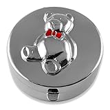 スターリングシルバーのテディベアの思い出し品の箱