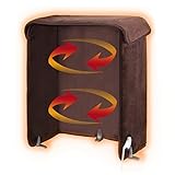 VIVREAL パネルヒーター 薄型 足元ヒーター 100W消費電力 省エネ 45℃-65℃広い範囲温度調整可能 30分-120分タイマー付