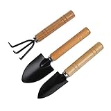 Hommy ガーデニングツール ,中空アウトダブレットショベルビーカーハンドル木こてガーデニングツール