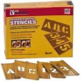 1/2 45Pc Letter & Numbergothic Sten [並行輸入品]