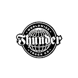 サンダートラック THUNDERスケボー ステッカー WORLD WIDE STICKER WHITE 8cm×10cm NO57