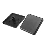IztossプラスチックABSアクセサリーエンドキャップブラックfor Aluminum押し出し50個20 x 20 mm ブラック JG810-Z