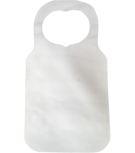 Amazon | プラスハート 使い捨て食事用エプロン ポケット付 60枚入