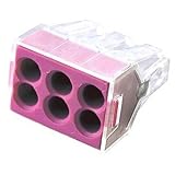 ワゴジャパン:ワゴ WGX-6 差込コネクタ 6穴用 6個入 WGX-6-PK 型式:WGX-6-PK（1セット:6個入）