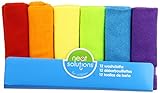 Neat Solutions Solid Bright Washcloth Set, Colors May Vary by Neat Solutions