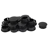 uxcell ロック穴プラグ　ホールプラグ　穴カバー SKT-25タイプ スナップ 25mmパネル穴径 家具キャップ