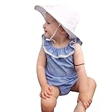 Domybestベビー服　子供服　ロンパース ボディスーツ カバーオール 連体服 ジャンプスーツ　女の子　プリント　ホルターネック　赤ちゃん カジュアル 春　夏 　新生児　赤ちゃん　出産祝い　普段着 