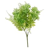 B Blesiya 人工植物　ホーム　ウェディング　パーティー　装飾　無毒　無害　全3種 - 白と緑