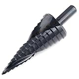 窒化HSS 螺旋ステップドリル (円軸 4-32) 鉄工 金工電動ドリル用 穴開けドリルビット