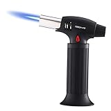 JUN-L Micro Butane Gas Torch Lighter for Creme Brulee Chefs Butane TorchCulinary Blowtorch for Cooki