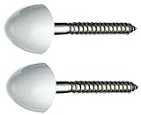 三栄水栓 【トイレ用 大便器床取付ビス】 ホワイト R43-6-6.2X63-W