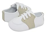 [ベイビー ディア] Baby Deer Conner-4176DTB (Infant) シューズ White/Tan 3 Infant - M [並行輸入品]