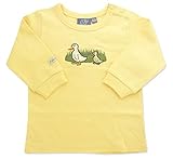 マックザヤック(Mak the yak) 長袖 Tシャツ 出産祝い ベビー 新生児 ギフト プレゼント NY発 （アヒル ワンポイント柄） 12-18M(90cm) 【ラッピング無料】 正規代理店
