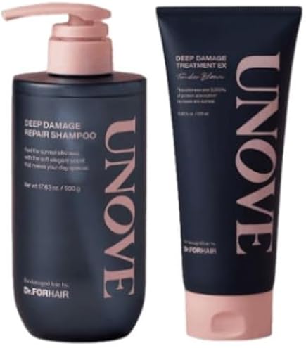 Amazon | [UNOVE] アノブ ディープダメージリペアシャンプー 500g +