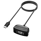 1 M磁性USB C充電器Fitbit Inspire2 充電器 磁気充電ケーブル ワイヤレス 充電機 マグネット式充電ケーブル 持ち運び便利 軽量 急速充電器 (100cm)
