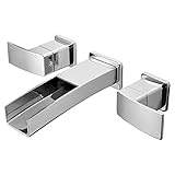 Pfister LG49DF1K Kenzo 2-Handle Waterfall Wall Mount Bathroom Faucet,Pfister LG49DF 1Kケンゾー2ハンドルの滝の壁の
