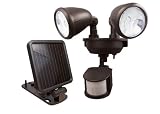 DUALHEAD SOLAR LIGHT BRNZ