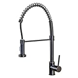 Votamuta Semi-Pro Kitchen Faucet , Durable and Sturdy Pull Out Kitchen Faucet, Oil Rubbed Bronze Sin