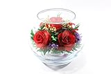 チャト チャック 5 Preserved Roses in round glass