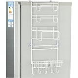 YUNCLOS　キッチンストレージ　キッチン収納　冷蔵庫 サイド　バススタッフ シャワー ラック　吸着盤付き　収納ラック　大容量