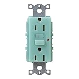 Lutron SCR-15-GFTR-SG Satin Colors 15A GFTR Electrical Socket Receptacle, Sea Glass by Lutron [並行輸入品