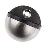 Baoblaze ３色選べる　金属ドアストッパー　ドアキャッチャージャムジャマー　ドアウェッジドアストップ - シルバー