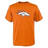 Denver BroncosユースPrimaryロゴパフォーマンスTシャツオレンジ L オレンジ