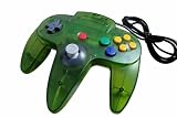 NINTENDO64 N64 コントローラー ブロス 選べる3色 互換 有線 ジョイスティック ゲームパッド (クリアグリーン)