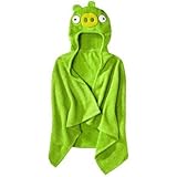 Angry Birds Hooded Towel - Green Pig by Jay Franco & Sons, Inc. [並行輸入品]
