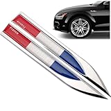 車エンブレム ステッカー フランス 国旗 車用ステッカー デカール カー用ステッカー バンパー ボディ 装飾 バッジ スタイル1