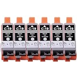 【Inkshop】 キャノン用 BCI-19 6パック 4ブラック 2カラー 互換インクカートリッジ 対応機種 PLXUS IP100 iP110 MINI260 MINI360 TR153 TR163
