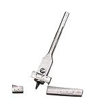 Irwin 45002 Lockhead Adjustable 7/8-Inch to 3-Inch Adjustable Spade Drill Bit for a Drill Press by I