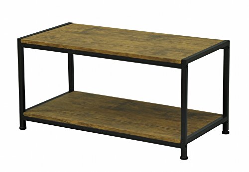 エイ・アイ・エス(AIS) ブロンクス コーヒーテーブル 幅80奥行40高さ40cm ブラウン