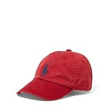 ポロラルフローレン ビッグポニー ベースボールキャップ レッド 24M(内周約48cm) [並行輸入品]