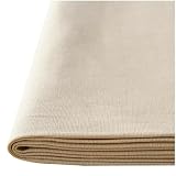 nunozuki 日本製 薄手綿麻キャンバス コットン85％リネン15％ コットンリネン 生地(生地幅110cm×50cm 【1】クリームベージュ) 商用利用可 770