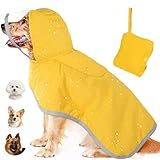 犬レインコート犬用のポンチョ犬用の傘ペットレインコート犬ドッグカッパポンチョ防水・雪防塵ミストラルて脱简単