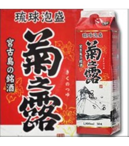 Amazon.co.jp: 泡盛 菊之露 古酒 40度 一升シュロ縄巻【壺】【甕