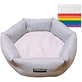 Amazon 21年版 コストコ ペットベッド イタグレホイホイ グレー 収納用ひも付きごみ袋のおまけ付 Costco カークランド Kirkland 丸型 円形 小型犬 中型犬 猫 コストコ Costco ベッド クッション 通販