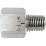 ASOH(アソー) ステンレス製 変換内外ソケット 外NPT1/4×内PT1/4 NF8422
