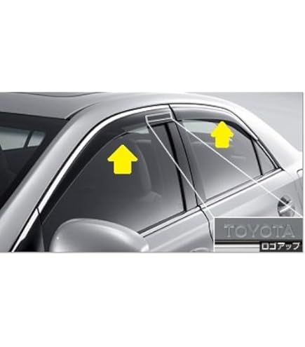 マークX GRX 130 系 メッキモール ドアバイザー サイドバイザー/取付