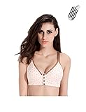 AIKOSHA NETWORK ベージュ 80C ベビー＆マタニティ マタニティブラ & 靴下 のセット商品 授乳ブラ ハーフトップ ヨガ ナイトブラ ストラップオープン クロスオープン