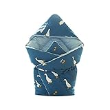 (プリエル) PRIELLE 天然コットンベビーおくるみ (WILLIE BLUE) [並行輸入品]