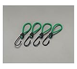 エスコ フック付アダプター ロープ用/4個 78-0421-53/EA628ZL-4