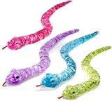 61" 4 Asst. Hi-Mink Snakes - Blue, Grn, Case Pack 24 Kids Children