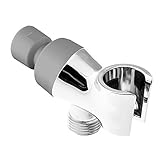 AKDY Universal Screwed On Wall Mount Chrome Handheld Bracket Shower Head Arm Holder [並行輸入品]