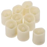 PChero LEDキャンドルライト 点滅LEDティーライト 電池式 200時間まで点灯続け お祭りライト 結婚式 パーティー 飾り（暖かい白、9本セット）